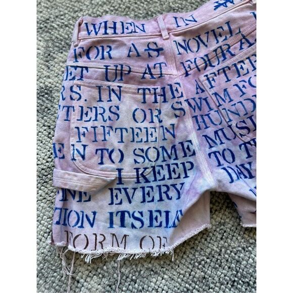 Brandy Melville John Galt High Waist Dyed Shorts - Picture 5 of 8